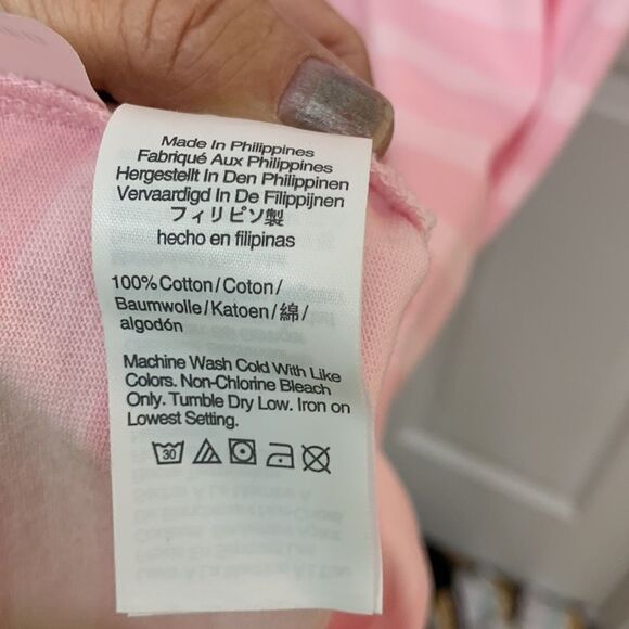 J.Crew size Large NWOT maxi pink stripe dress - Picture 6 of 9